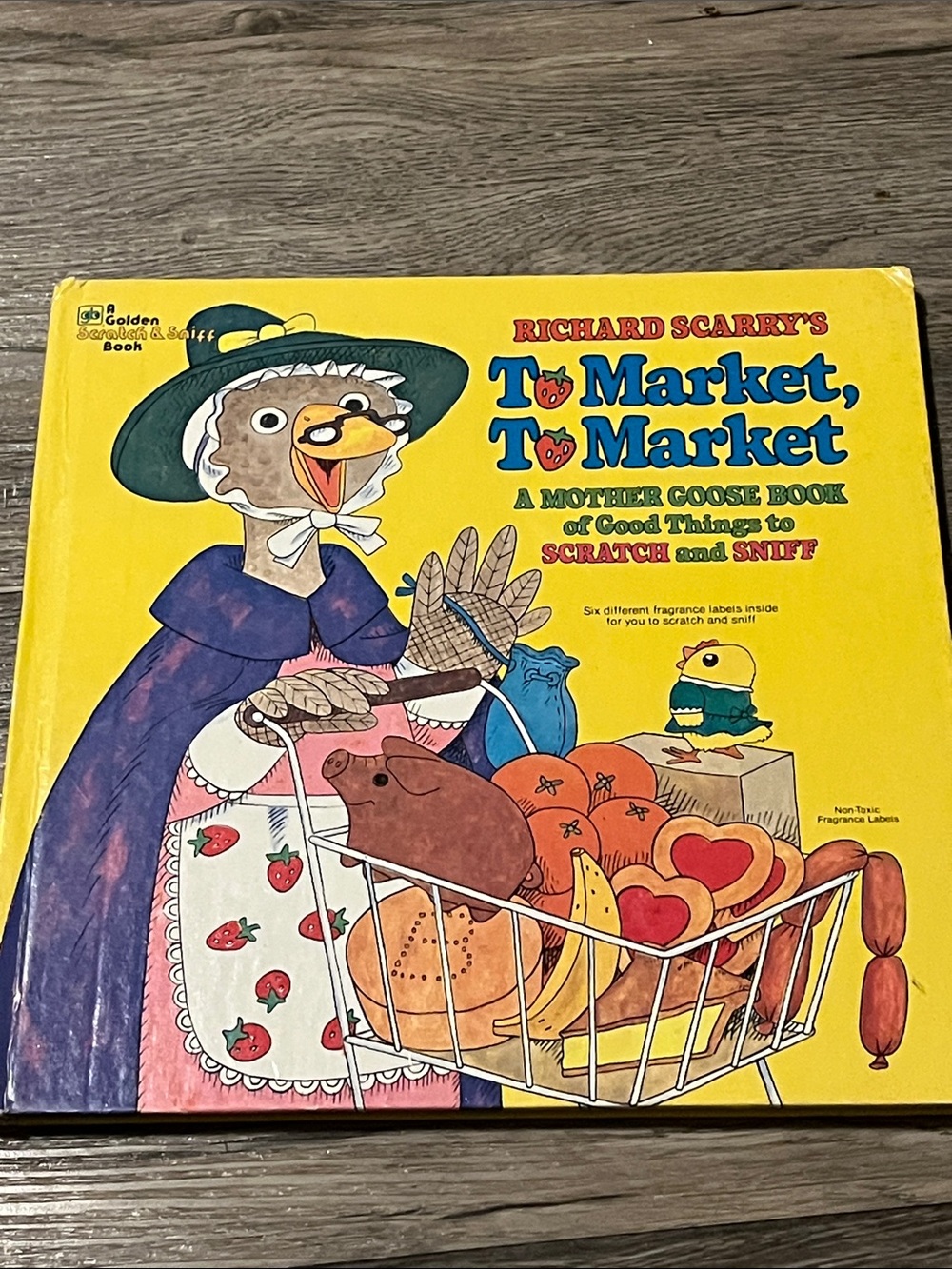 Richard Scarry’s Vintage ToMarket Mother Goose Scratch and Sniff Book